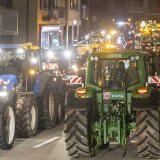 Les paysans réitèrent en 2025 leurs revendications proclamées lors du mouvement de protestation entamé en 2024. KEYSTONE/URS FLUEELER